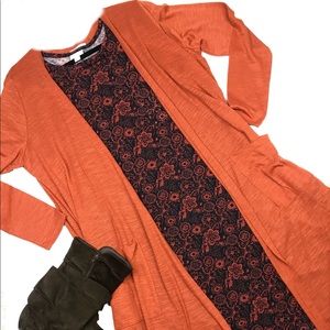 NWT Lularoe XS burnt orange Sarah